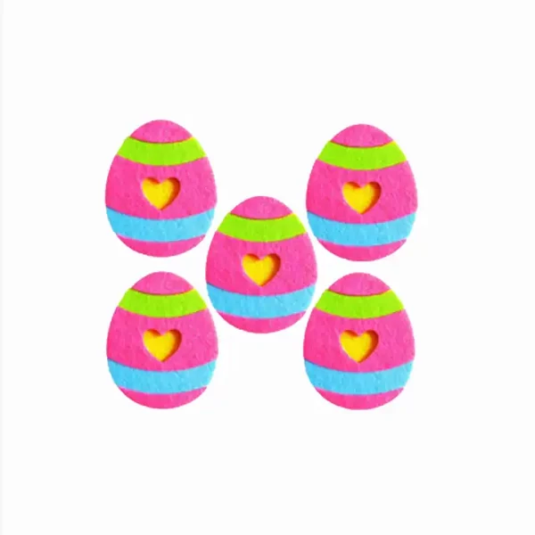 Halloween Felt Egg Color Felt Cloth Cartoon Door Hanging Window Pendant Easter Felt Egg - Image 2