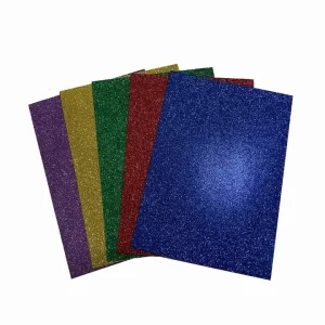 Raco A4 Size Glitter Eva 10mm Foam Glitter Sheets Glitter Eva Foam Animal Stickers