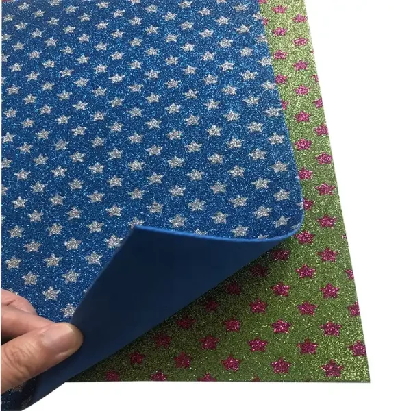 Raco color glitter eva foam sheet for kid's DIY with different size - Image 4