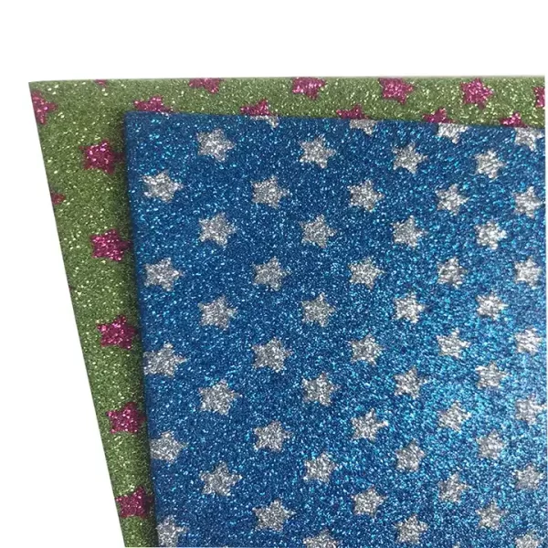 Raco color glitter eva foam sheet for kid's DIY with different size - Image 3