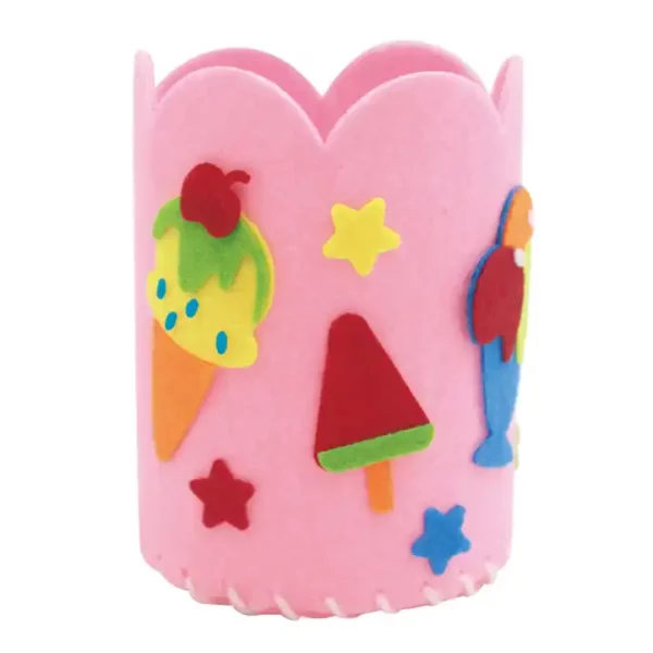 Non-woven Fabric Pen Holder Children's handmade DIY Hand Sewing Non-woven Pen Holder - Image 6