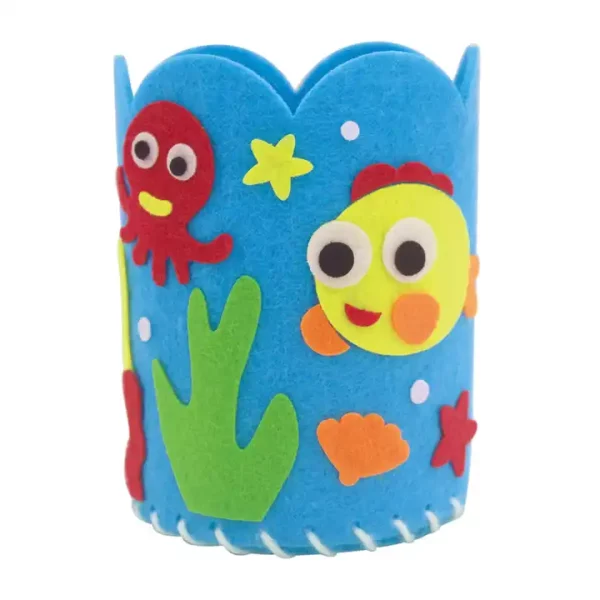 Non-woven Fabric Pen Holder Children's handmade DIY Hand Sewing Non-woven Pen Holder - Image 5