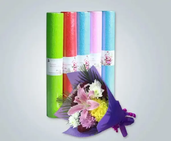 Printed Non Woven Flower Bouquet Wrapping Paper Rolls Non woven Fabric Paper For Flower Wrapping - Image 5