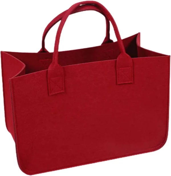 Hot sale felt bag custom felted fabrics tote bag eco friendly shopping bag - Image 4