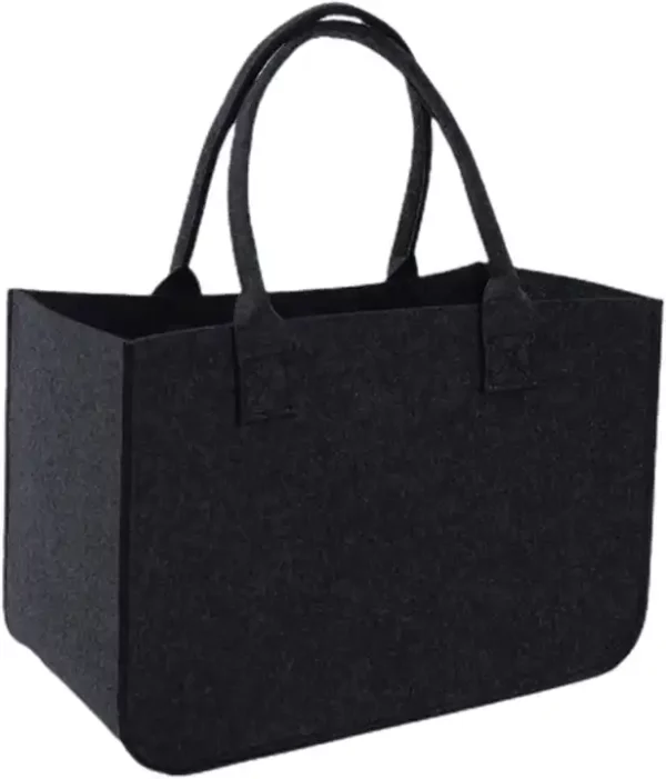 Hot sale felt bag custom felted fabrics tote bag eco friendly shopping bag