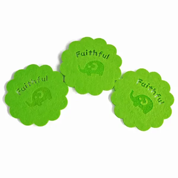 High Quality Custom Ceramic Cup Coaster Set Table Cup Mat Felt Glass Table Cup Mat - Image 4