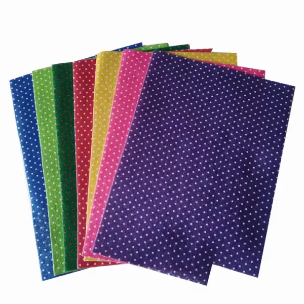 High Quantity Printed Non-woven Fabric DIY Craft Polyester Needle Punched Printed Felt for School Kids - Image 4