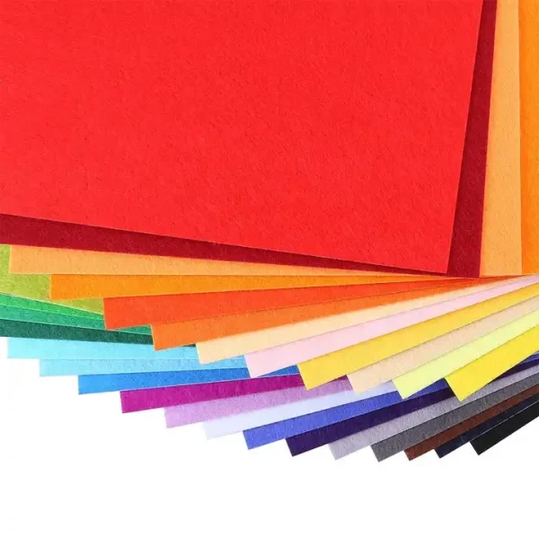 factory supply Wholesale self adhesive craft felt sheets wool blend felt for craft - Image 3