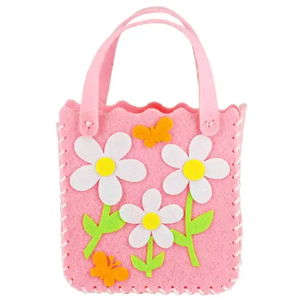 Non-woven Fabric Handbag Children's handmade DIY Hand Sewing Non-woven Bags - Image 3