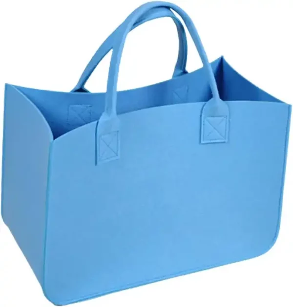 Hot sale felt bag custom felted fabrics tote bag eco friendly shopping bag - Image 2