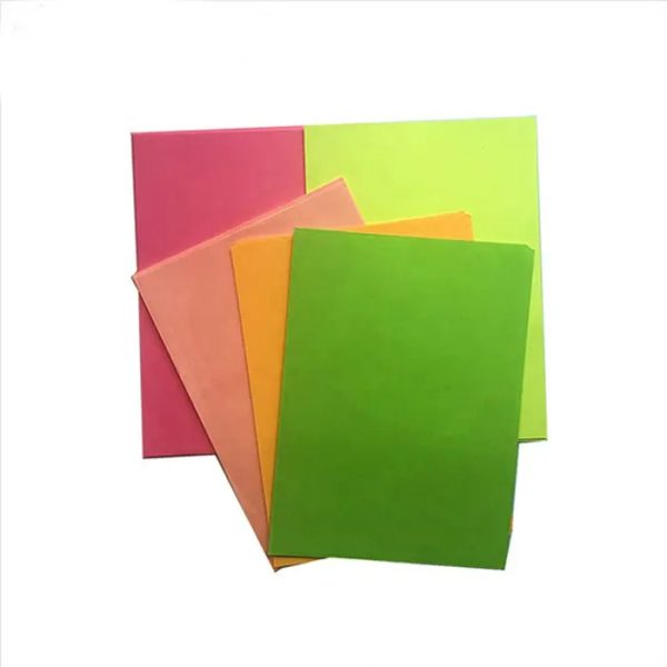 Raco a4 size neon color paper &cardboard paper for kid's diy