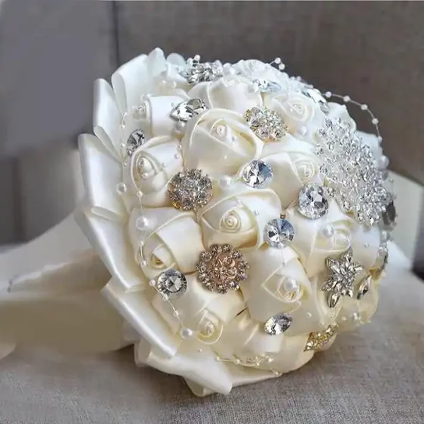 Flower Floral Diamond Rhinestones Pins Crystal Head Clear Straight Pins for Wedding Bridal Hair Accessories Jewelry Decoration - Image 4