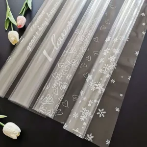 Flower Wrapping Paper Packaging Film Wrapping Paper Sheet Cellophane Flower Wrap