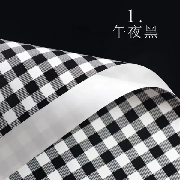 Waterproof Plaid Flower Wrapping Paper floral gift packaging flower packing - Image 3