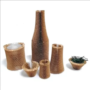 Customized Gift Wrapping Paper Filling Buffer Packaging Roll Kraft Wrap Honeycomb Paper