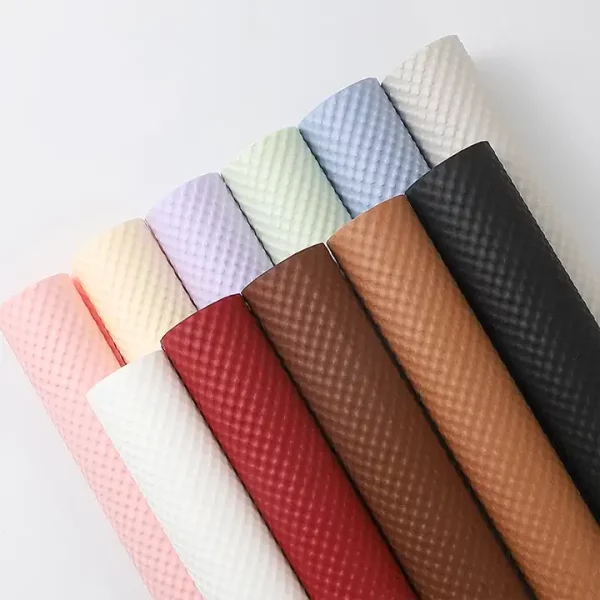 Floral gifts flower wrapping paper three-dimensional embossed cowhide wrapping paper factory wholesale - Image 2