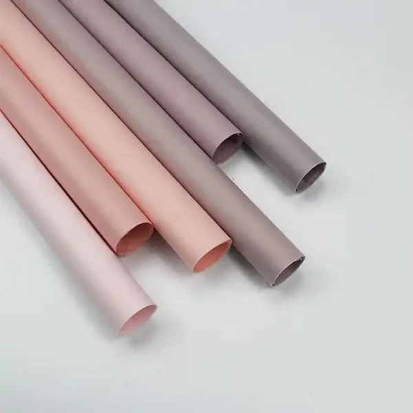 Warehouse Florist Supplies Hot Sales Bouquet Fresh Single Color Flower Wrapping Paper Waterproof - Image 2