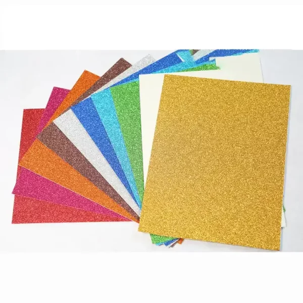 Hot Sale Factory Price Glitter Paper A4 size/ Glitter Cardstock 180gsm 220gsm 230gsm 250gsm DIY for kids handmade paper crafts
