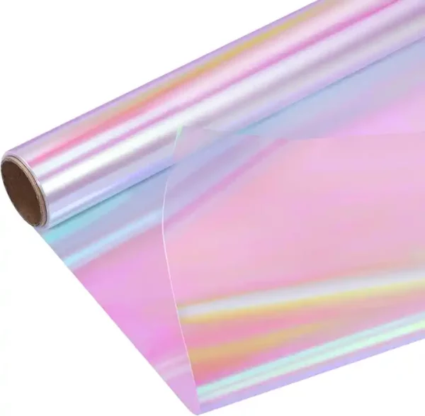Florist Supplies Cellophane Wrap Paper Iridescent Rainbow Film Paper for Basket Filling DIY Gift Wrapping Decoration Supplies - Image 3