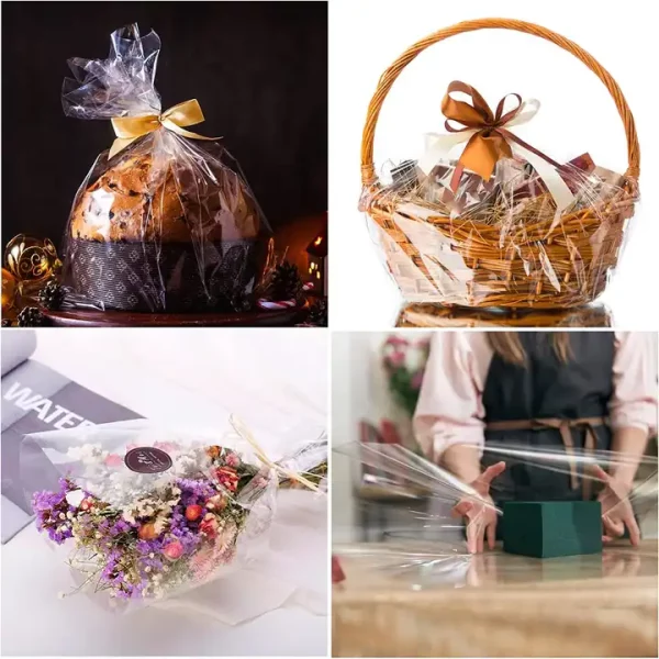 Raco Hot sale BOPP transparent film flower gift wrapping paper - Image 2