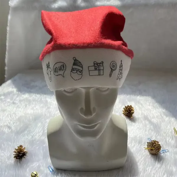New Year Santa Hat Good Quality Christmas Hat for Adults Children - Image 3