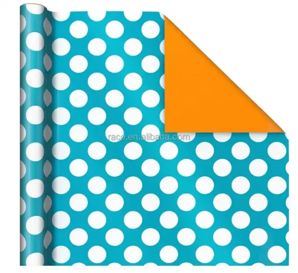 Factory price fashionable custom printed custom gift wrapping paper roll - Image 6