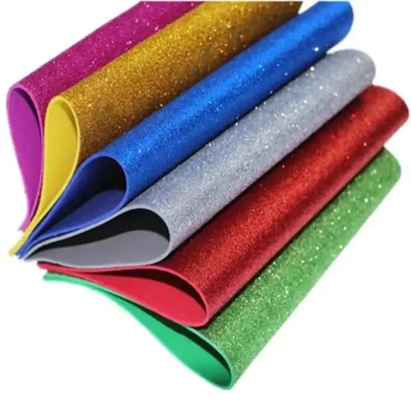 Raco High Quality Glitter Eva Sheets Glitter eva foam sheet shinny craft eva foam for DIY handmade crafts - Image 3