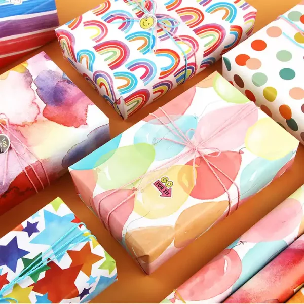 Raco Hot Sale Wrapping Paper Thicken Wrapping Paper Custom Carton Christmas Gift Wrapping Paper - Image 3