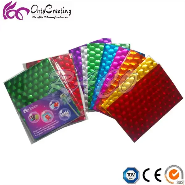 Factory Sale A4 size Holographic wrapping paper for Gift packing / holographic paper, gift packing paper with beautiful pattern - Image 2