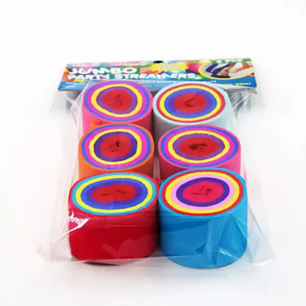 DIY rainbow crepe paper streamer,Colorful crepe paper streamer - Image 3