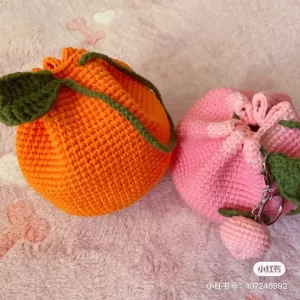 Fashion weave lovely fruit bag fashion shopping Bag With Long Handle