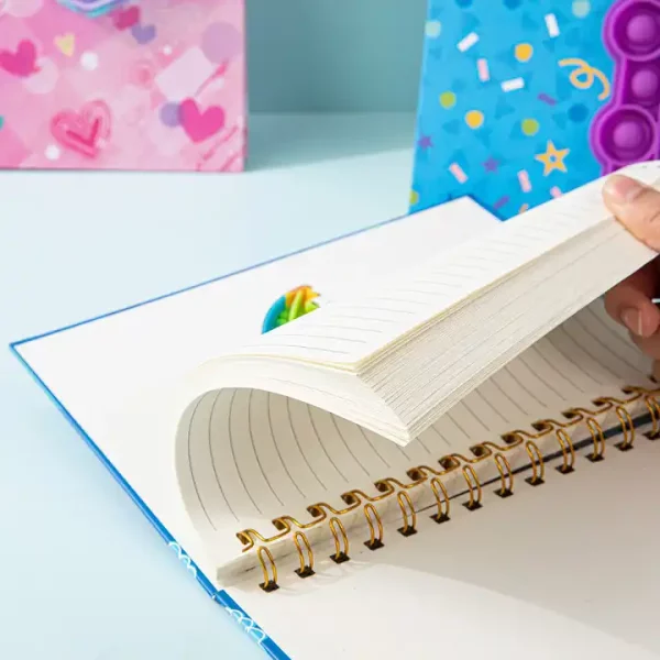 Custom Notebooks Bulk Print Hardcover Spiral Bound Notebook Cartoon Decompression School Notebooks - Image 4