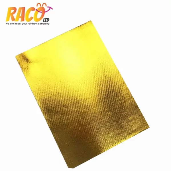 Gold 100% polyester Non Woven Fabric for kid's DIY ,bag making in sheets