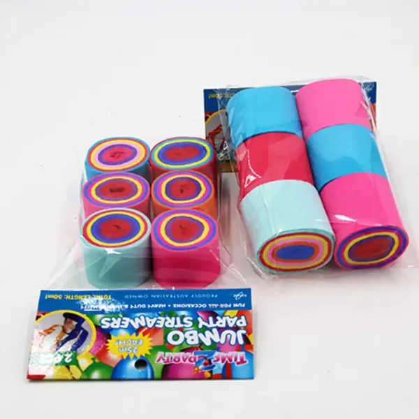 DIY rainbow crepe paper streamer,Colorful crepe paper streamer - Image 4