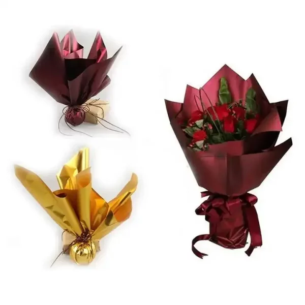 Excellent material stock platinum fresh flower paper wrapping sheets - Image 3