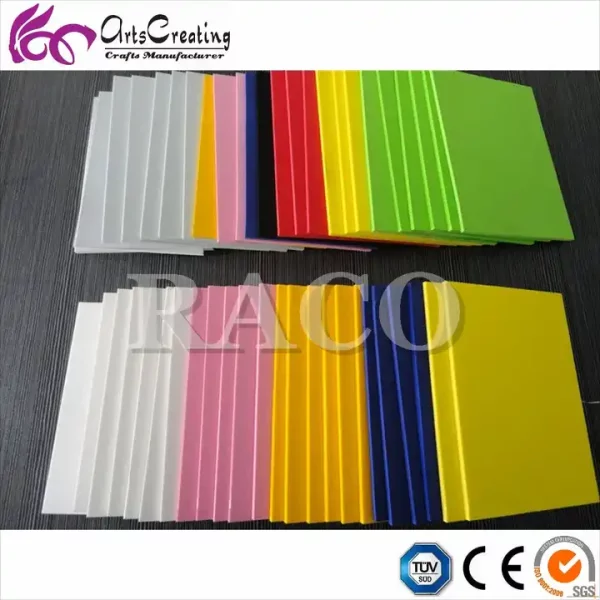 Raco Adhesive EVA Foam 50*70cm 40*60cm Customizable Normal Color Light Weight Smooth High Glossy For Children Handmade - Image 5