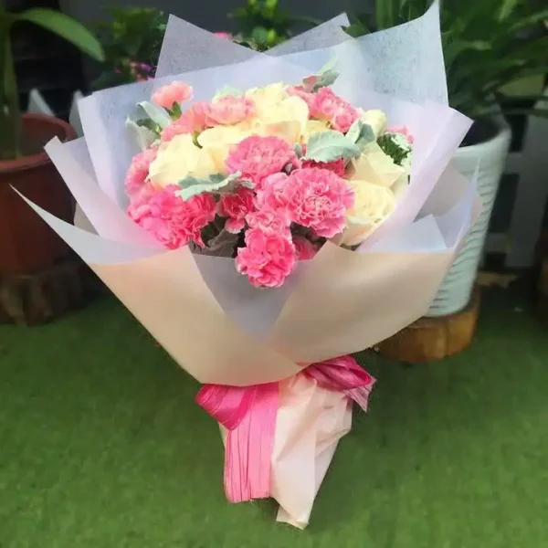 florists use fresh flower wrapping material cotton paper / non woven fabric - Image 5