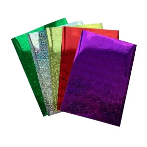Factory Sale A4 size Holographic wrapping paper for Gift packing / holographic paper, gift packing paper with beautiful pattern
