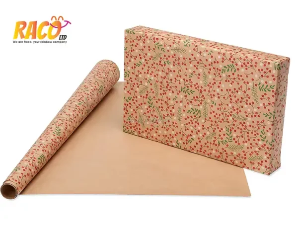 Custom Wholesale Gift Packing Paper Logo Printed Cheap Party 2023 New Festival Wrapping Roll Christmas Packing Paper - Image 6