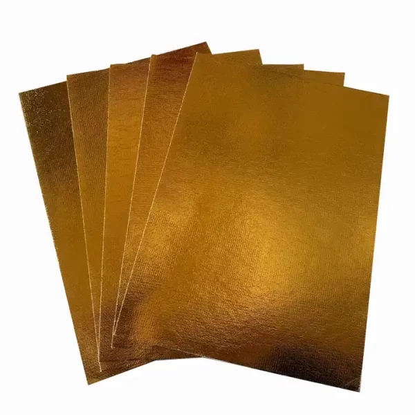 Gold 100% polyester Non Woven Fabric for kid's DIY ,bag making in sheets - Image 3