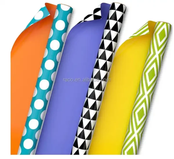 Factory price fashionable custom printed custom gift wrapping paper roll - Image 5
