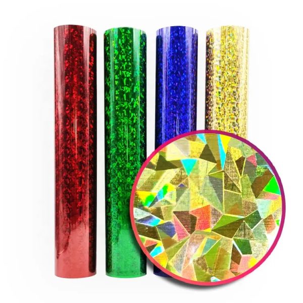 Wholesale Cpp Colorful Dry Sparkle Laminating Film Roll Holographic Laser Film