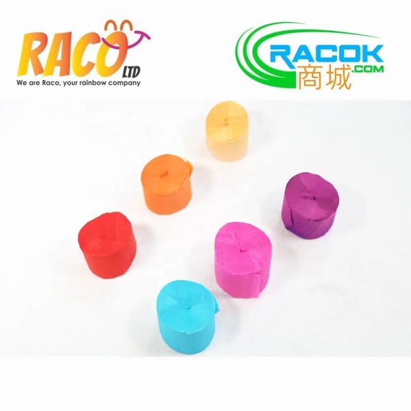 Raco color crepe paper crepe paper roll for Kids Crafts DIY paper