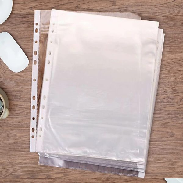 Transparent A4 Folders Filing 11 Hole Loose Leaf waterproof sheet protector
