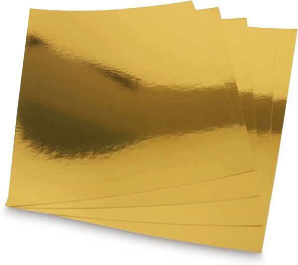 High Quantity Gold and Silver Metallized Cardstock Metallic Cardboard Paper