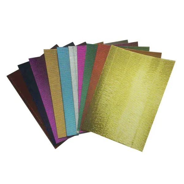 Raco Top Selling Uncoated Glitter Corrugated Paper