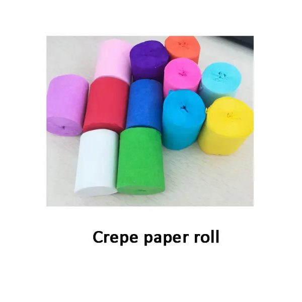 Raco color crepe paper crepe paper roll for Kids Crafts DIY paper - Image 4
