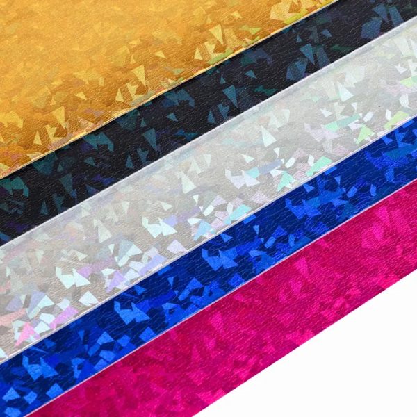 Plain Destructible vinyl film roll A3 A4 Size Paper Self Adhesive Hologram Paper And Cardboard Sticker Holographic Sticker - Image 5