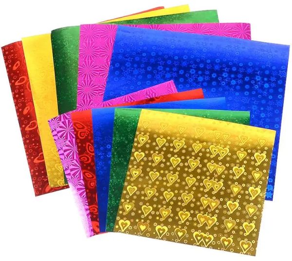 Plain Destructible vinyl film roll A3 A4 Size Paper Self Adhesive Hologram Paper And Cardboard Sticker Holographic Sticker - Image 6