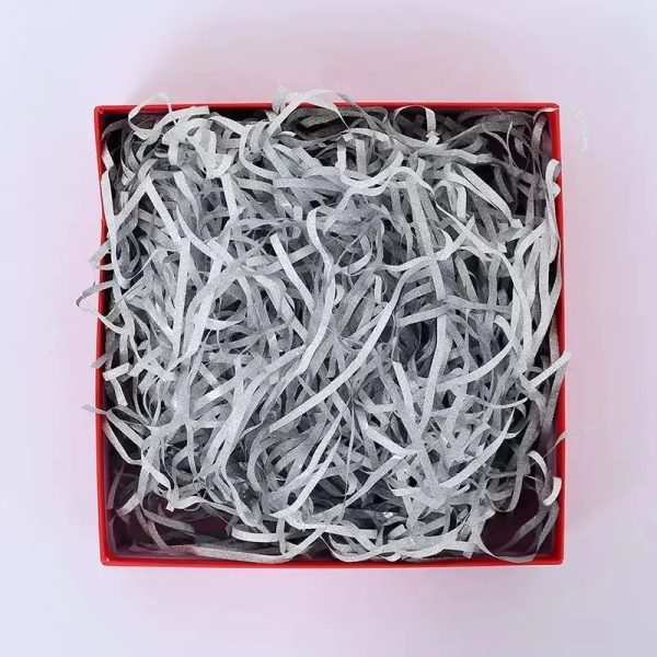 Multicolored Glitter Raffia Paper Shreds Decorative Shiny Strands Shredded for DIY Gift Wrapping Basket Filling Packaging Filler - Image 2